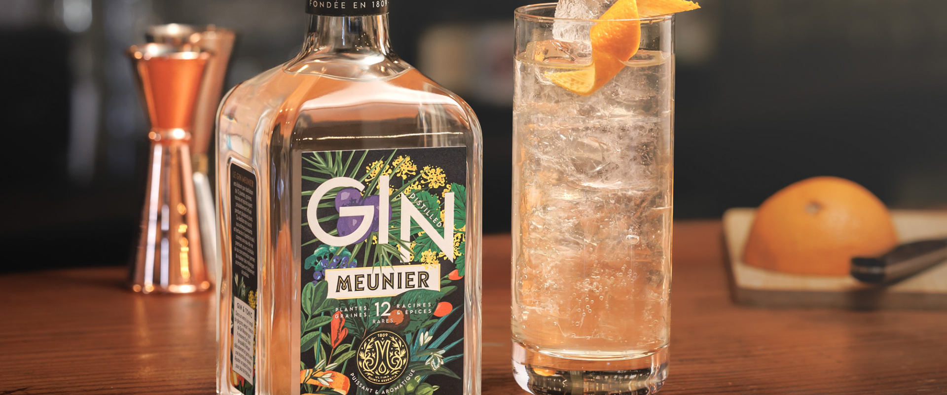 Gin Ginger Meunier Servi