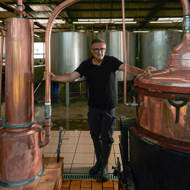 Eric, master distiller at Meunier