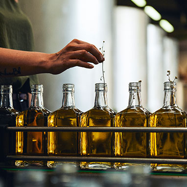 Bottles of genepi Distillerie Meunier